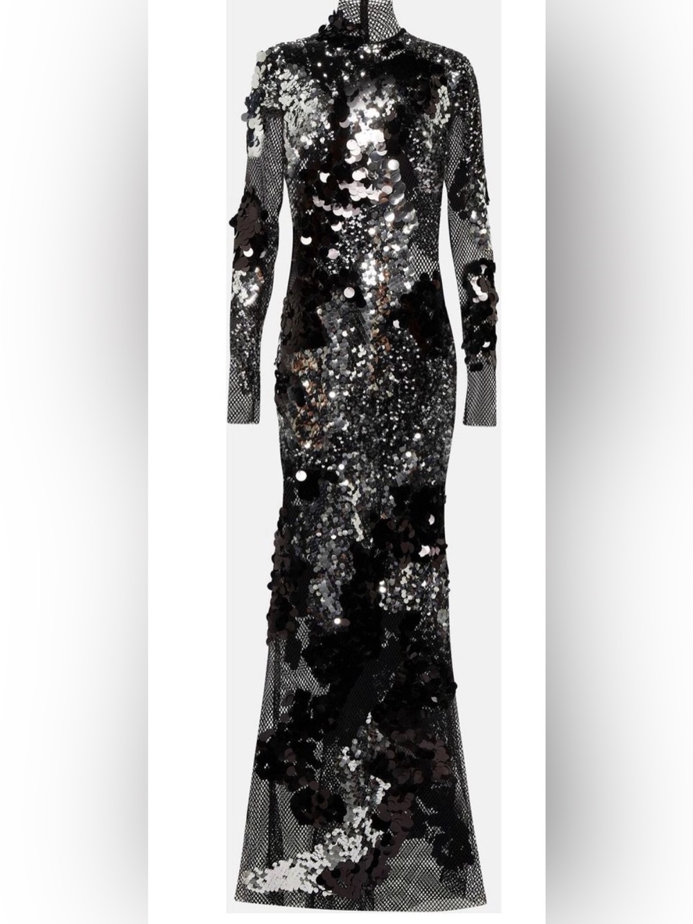 Tom Ford Black Sequin Long-Sleeve Gown 🤩 - Picture 4 of 11